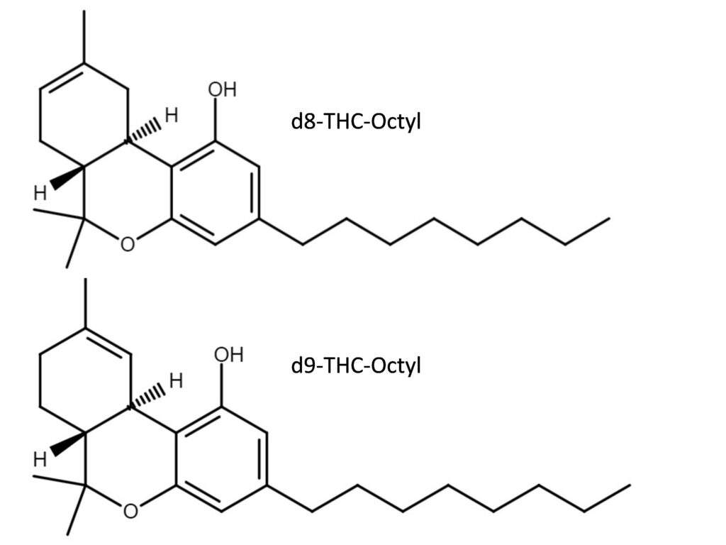 THC-jd, THCjd, THC-Octyl, d9-THC-Octyl, d8-THC-Octyl, JWH-138