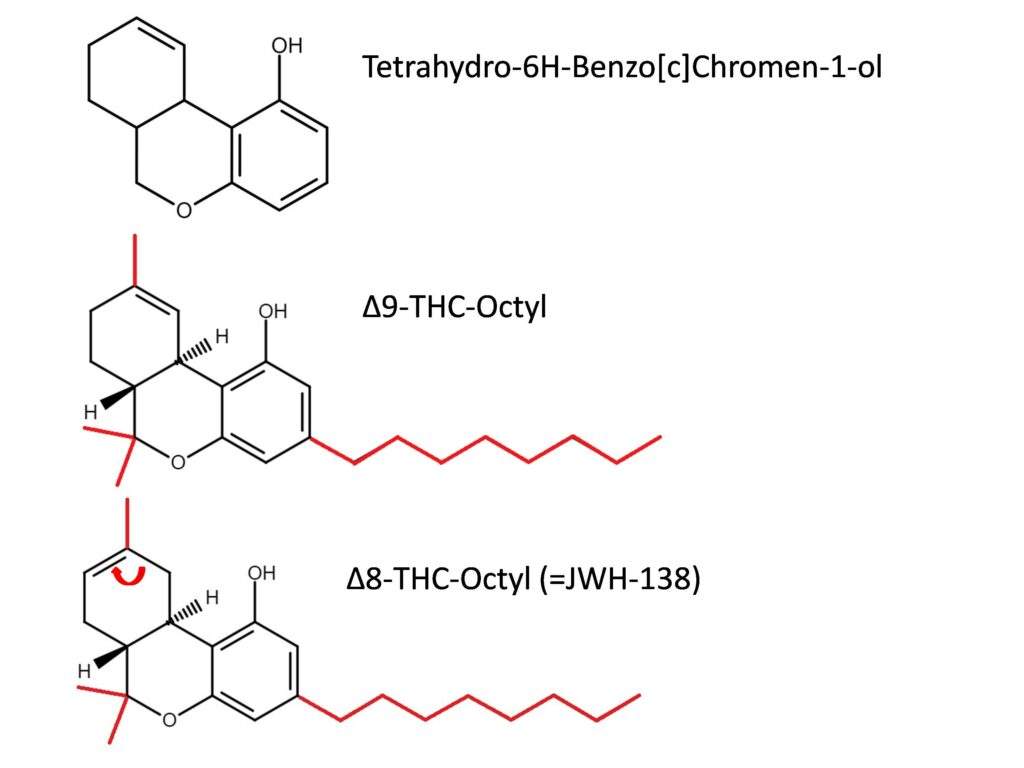 THCjd, THC-JD, THC-Octyl, d8-THC-Octyl, d9-THC-Octyl, Tetrahydro-6H-Benzo[c]Chromen-1-ol